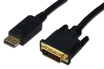 Кабель DIGITUS DisplayPort-DVI-D (AM/AM) 2м, черный