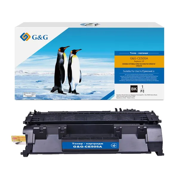 Картридж G&G до HP LJ P2035/P2055d/2055dn Black (2300 стор)