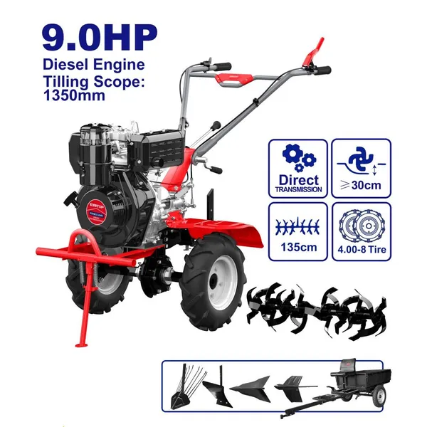 Культиватор дизельный EMTOP ETLR1353