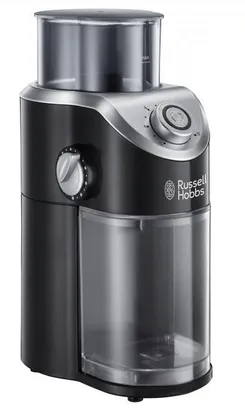 Кавомолка Russell Hobbs жорнова Classic, 100Вт, об'єм зерен-140г, регул.ступеню помолу, пластик, чорний фото