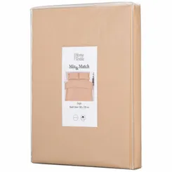 Пододеяльник ARDESTO Mix&Match, 160х220см, 100% хлопок, сатин,  бежевый фото