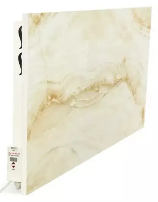 Керамическая электронагревательная панель (ИК + конвекция) с терм.-рег. Teploceramic TCH-RA750-695542 до 15 м2, 90 х 60 см цена в Украине