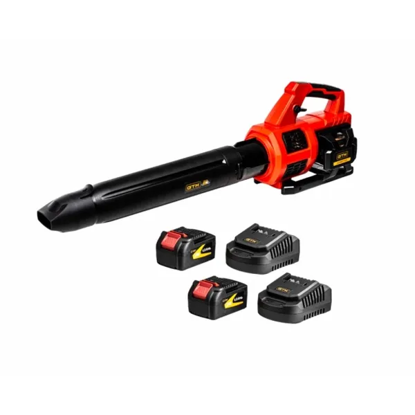 Повітродувка акум. ABC36/774BL, 36В, 774м3/год, +акум. 4Аг-2шт., зарядний пристрій-2шт.