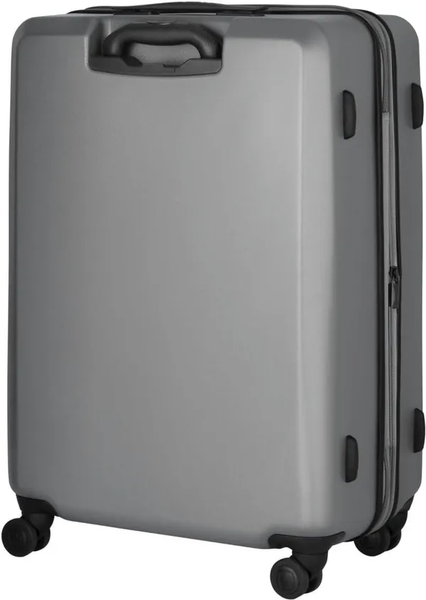 Чемодан Wenger, Motion, средний, пластик, 4 колеса, серый отзывы