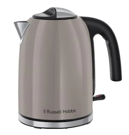 Электрочайник Russell Hobbs, 1.7л, металл, мокко