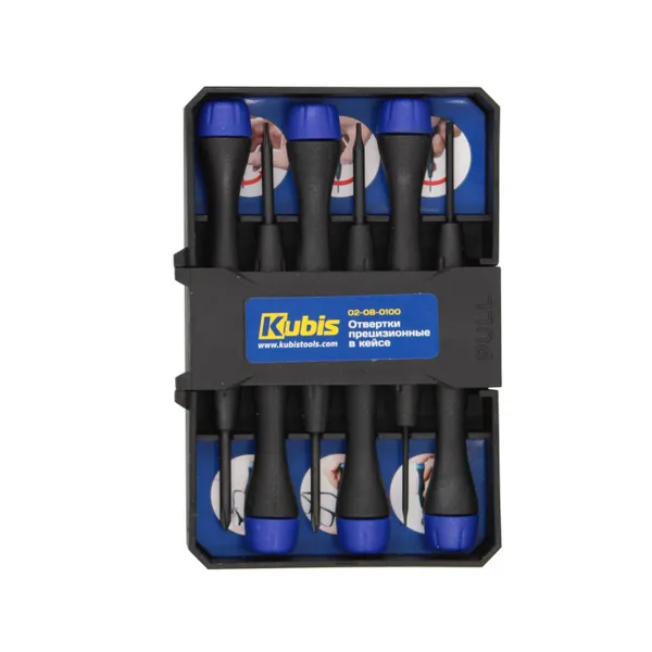 Набор отверток 6 шт. Kubis 02-08-0100 в кейсе