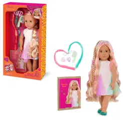 Кукла Our Generation Тесси c растущими разноцветными волосами 46см фото