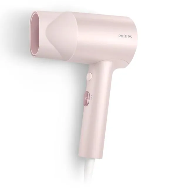 Фен-щетка Philips 3000 Series, 1600Вт, режимов-2, ионизация, розовый