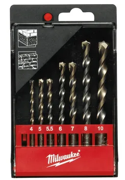 Набір свердл по бетону - 8 од. MILWAUKEE фото