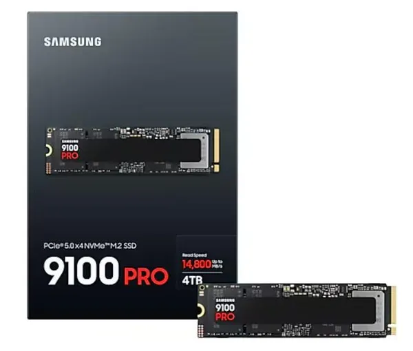 Накопитель SSD Samsung  M.2 4TB PCIe 5.0 9100PRO+ радиатор