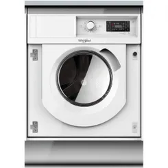 Стиральная машина Whirlpool встраиваемая фронтальная, 7кг, 1400, A+++, 60см, дисплей, пар, инвертор, белый фото