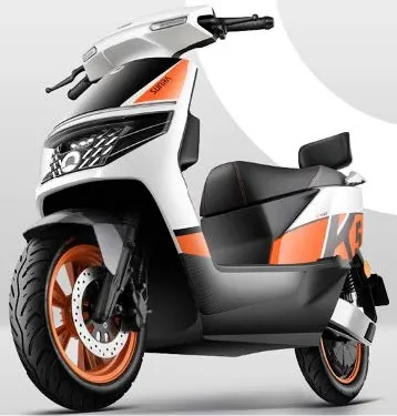 Скутер акумуляторний К5, 2000Вт, 72V, швидкість 70км/год, запас ходу 110км