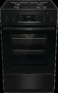 Плита Gorenje комби, 62л, 50x60см, дисплей, IconLed,эмалированные, черный фото