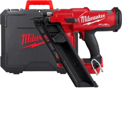 Пістолет цвяхозабивний акумуляторний безщітковий MILWAUKEE, M18 FFN-0C, 50/90мм (+ ключ, HD кейс) фото