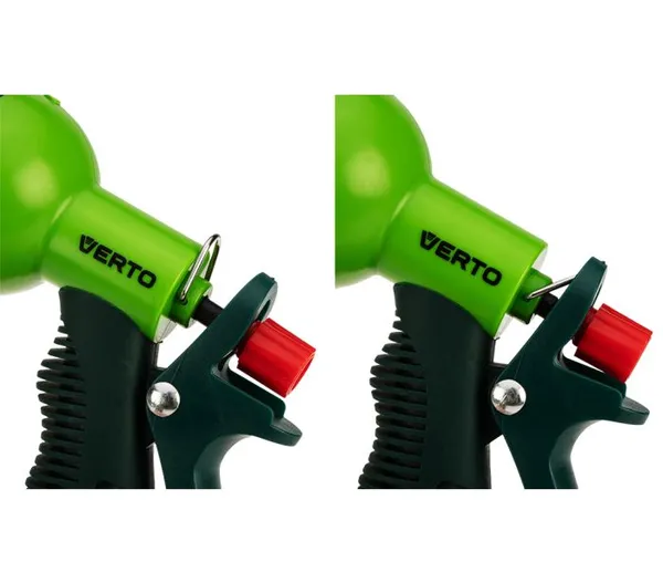 Ороситель ручной Verto, пистолетный, 1/2"-3/4", 6 функций, регулировка напорарегулировка напора/распила воды, держатель двухкомпонентный цена в Украине