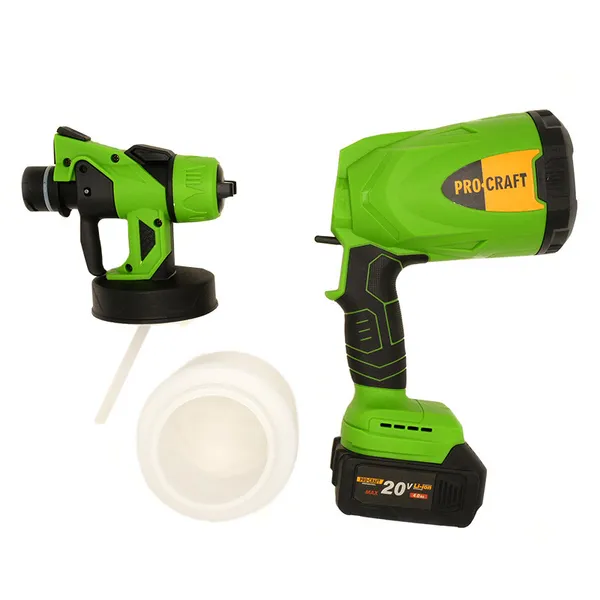 Акумуляторний фарбопульт Procraft PSE20 (без акб та зп) відгуки