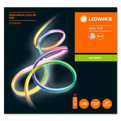 NEON DIGITAL FLEX LEDVANCE 3M 1 Силикон 30000 15,00 120 A ++ / A + / A 160 IP44 15000 фото