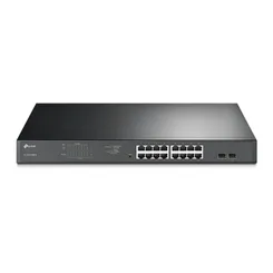 Коммутатор TP-LINK TL-SG1218MPE 16xGE (16xPoE), 2xSFP, 192Вт, WebSmart фото