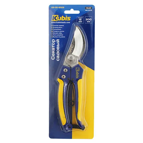 Купить Секатор садовый 200 мм, срез 15 мм Kubis 02-05-6002 для цветов