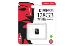 Карта пам'яті Kingston microSD  128GB C10 UHS-I R80MB/s Canvas Select фото