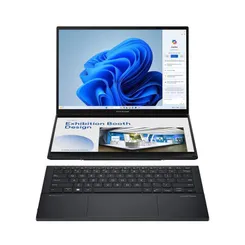 Ноутбук ASUS Zenbook Duo UX8406MA-PZ026W 14" 3K OLED, Intel Ultra 9 185H, 32GB, F1TB, UMA, Win11, Сірий фото