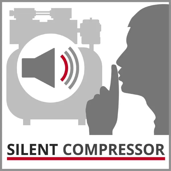 Компрессор воздушный Einhell TE-AC 6 Silent, 550Вт, 6л, 110л/мин, 8бар. отзывы