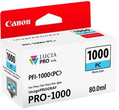 Чернильница Canon PFI-1000PC (Photo Cyan) фото