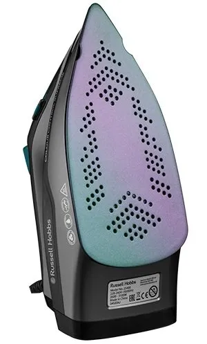 Утюг Russell Hobbs Colour Control Supreme, 3100Вт, 350мл, паровой удар -180гр, постоянный пар - 50гр, керам. подошва, красно-серый цена в Украине