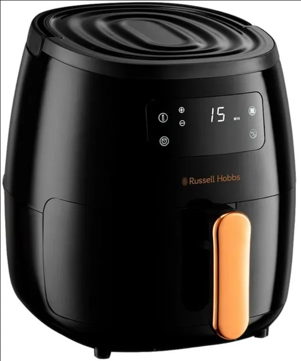 Мультипечь Russell Hobbs SatisFry Air Large, 1650Вт, чаша-5л, сенсорное управл., алюминий/пластик, черно-медный