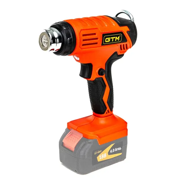 Термоповітродувка акум. HGC18/550, 18В, 350/550С, 160/200л/хв, КАРКАС (без АКБ і ЗП)