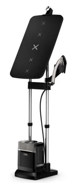 Гладильная система Tefal IXEO Power, 2170Вт, 1100мл, паровой удар -350гр, постоянный пар - 100гр, с доской для глажки, нерж. сталь, черно-серый фото
