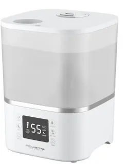 Увлажнитель воздуха Rowenta традиционное увл-ние Aqua Boost, 40м2, 2,5л, 380мл/ч, электр. упр-ние, авт. выкл, белый фото