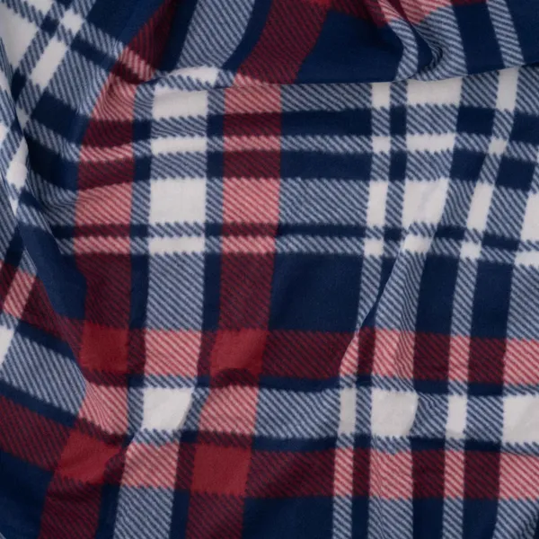 Плед ARDESTO Fleece 130x160см, 100% полиэстер, клетка, сине-бордовый заказать