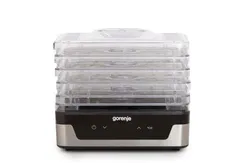 Сушка для продуктов Gorenje 240Вт, поддонов - 5x2.8см, диаметр - 29см, макс - 75°С, электр.упр., белый фото