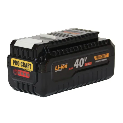 Аккумулятор 40 В, 4 А/ч Procraft 40/4 аккумуляторная батарея для пил Rupez, Procraft