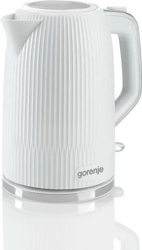 Электрочайник Gorenje 1.7л, Strix-контроль, белый матовый