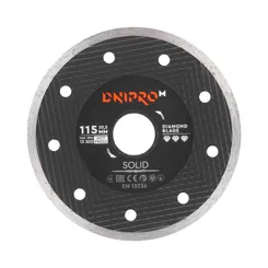 Алмазний диск Dnipro-M 115 мм 22,2 мм Solid фото