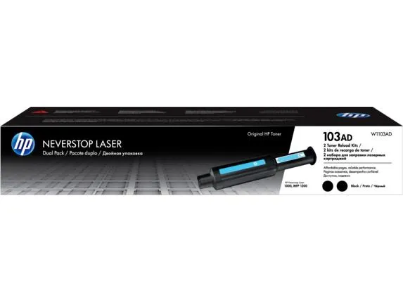 Тонер HP 103AD Neverstop LJ 1000a/1000w/1200a/1200w подвійна упаковка (2*2500стор)