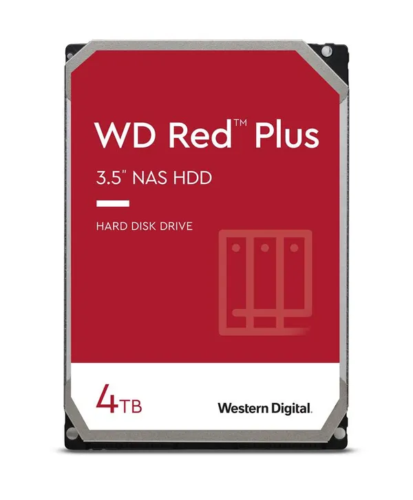 Жорсткий диск WD  4TB 3.5" 5400 256MB SATA Red Plus NAS