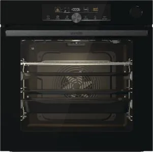 Духовой шкаф Gorenje электрический, 77л, A+, пар, дисплей, черный