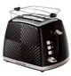 Russell Hobbs toaster GrooWe 2 Slice 850Вт, подогрев, разморозка, пластик, черный