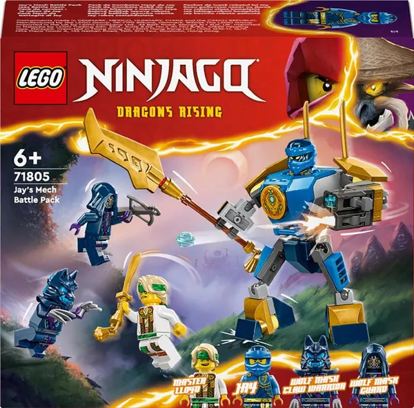 Конструктор LEGO NINJAGO Бойовий набір робота Джея