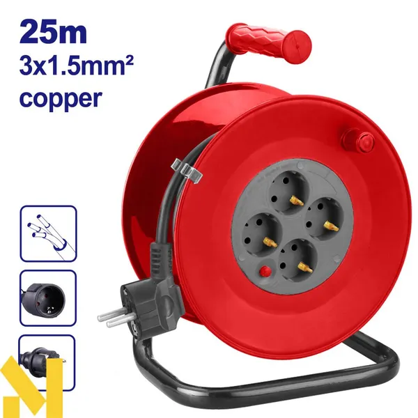 Удлинитель на катушке EMTOP EMEJ8380