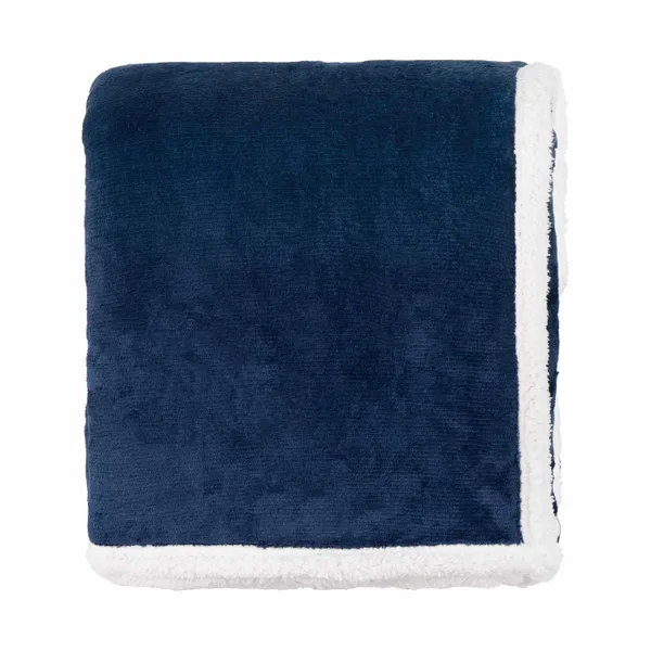 Плед ARDESTO Sherpa 160х200см, 100% полиэстер, синий темный заказать