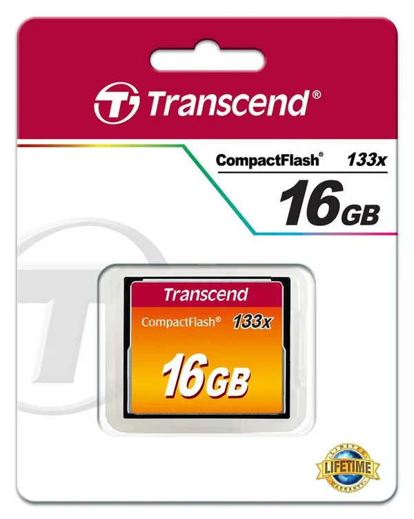 Карта пам'яті Transcend CF  16GB 133X