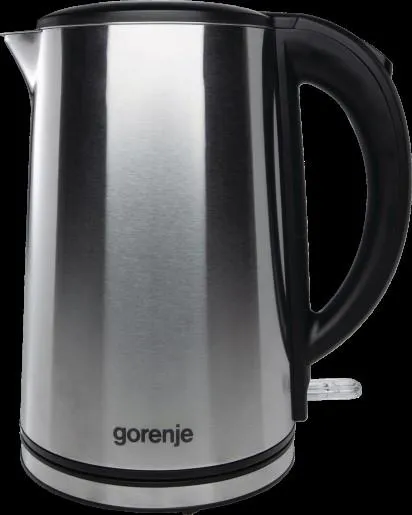 Электрочайник Gorenje, 1,5л, двойные стенки, Strix контроль, нерж.