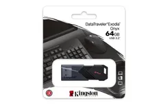 Накопичувач Kingston   64GB USB 3.2 Type-A Gen1 DT Exodia Onyx фото