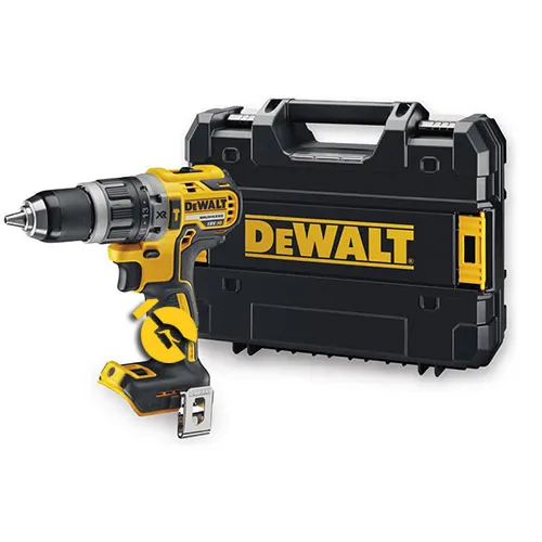 Дрель-шуруповерт ударная DeWalt бесщеточная XR Li-Ion 18В 70Нм 550-2000об/мин патрон 13мм кейс 1.2кг без АКБ и ЗП
