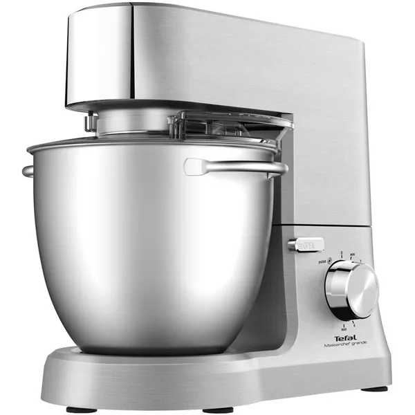 Кухонная машина Tefal Masterchef Grande 1500Вт, чаша-металл, корпус-металл, насадок-6, металл