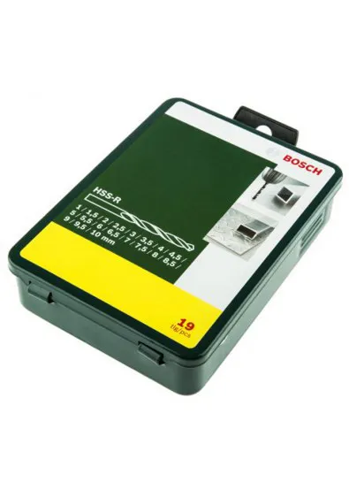 Набор сверл по металлу Bosch HSS-R, 19шт, 1-10мм цена в Украине